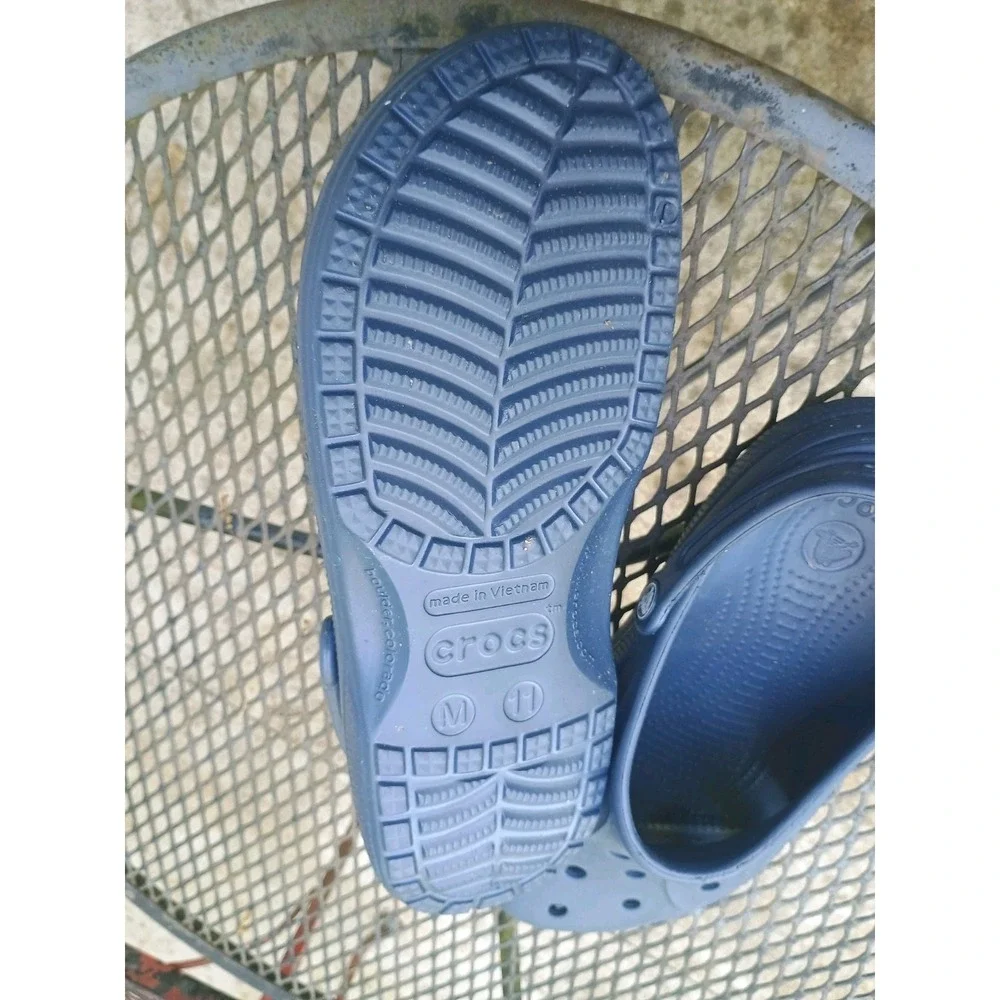 Crocs Classic Clog Slip-On Sandals Navy Blue Size US 10 Women / 8 Men